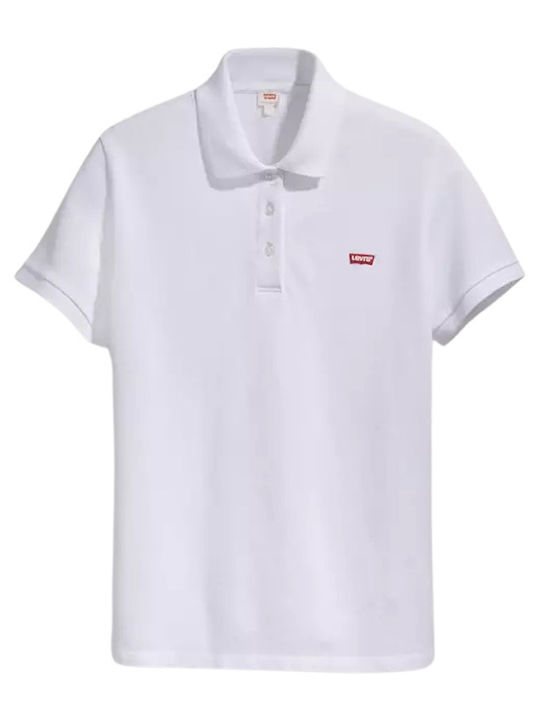Housemark Γυναικεία Polo Μπλούζα Κοντομάνικη Λευκό