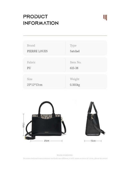 Damentasche Tote Handtasche Schwarz