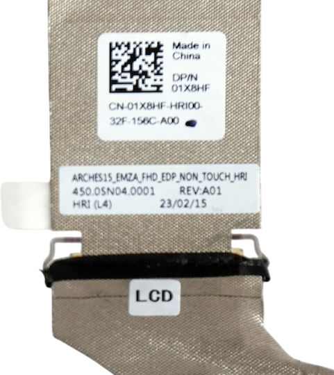 Καλωδιοταινία Οθόνης για Laptop Dell Latitude 3591, E3591, Precision 5540, M5540, 3580, M3580