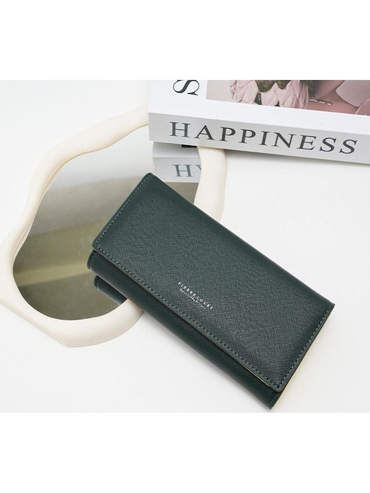 Large Fabric Women's Wallet Classic Green