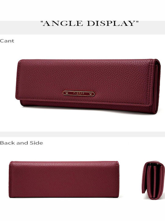 Large Women's Wallet Classic Burgundy