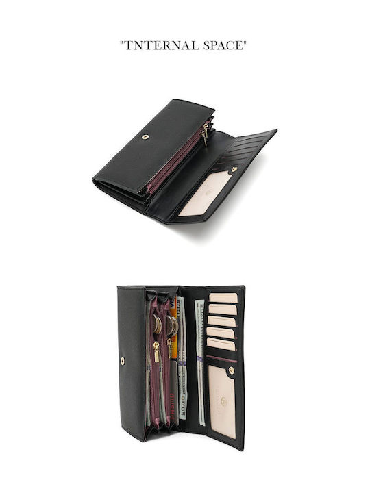 Large Women's Wallet Classic Black