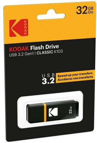 Kodak 32GB USB 3.2 Stick Μαύρο