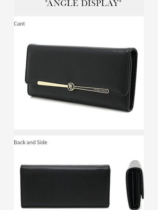 Large Fabric Women's Wallet Classic Black