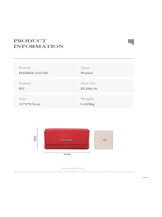 Small Women's Wallet Classic Red