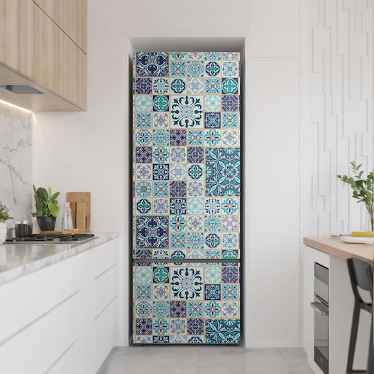 Magnetic Refrigerator Cover Decorative Mosaic Pattern Tiles 70x190 Cm