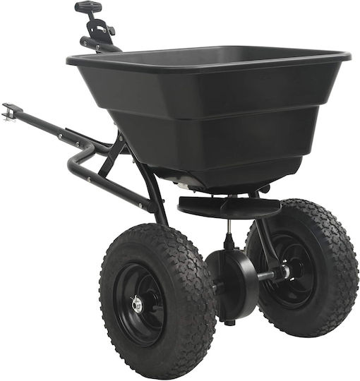 vidaXL 42019628 Cu roți Distribuitor de semințe / îngrășăminte