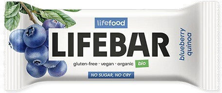 Lifebar Organic Raw Energy Nut Bar Without Added Sugar 40g
