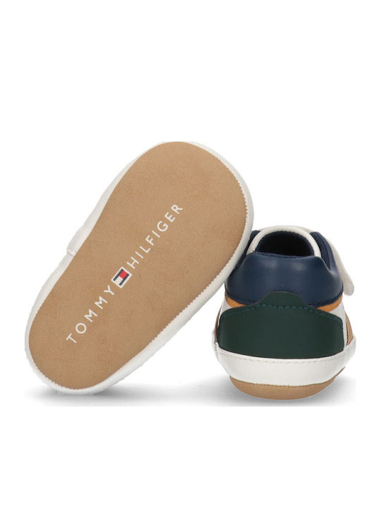 Tommy Hilfiger Βρεφικά Sneakers Αγκαλιάς Μπεζ