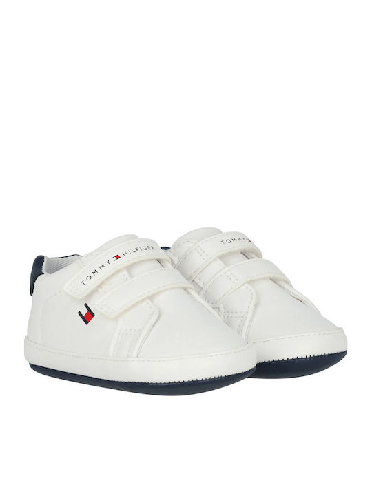 Tommy Hilfiger Βρεφικά Sneakers Αγκαλιάς Λευκά