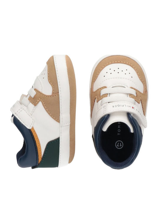 Tommy Hilfiger Βρεφικά Sneakers Αγκαλιάς Μπεζ