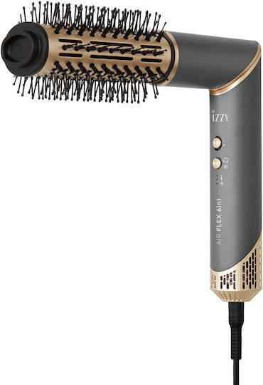 Izzy Multistyler Airflex 6 in 1 Ηλεκτρική Βούρτσα με Αέρα για Ίσιωμα και Μπούκλες 1500W