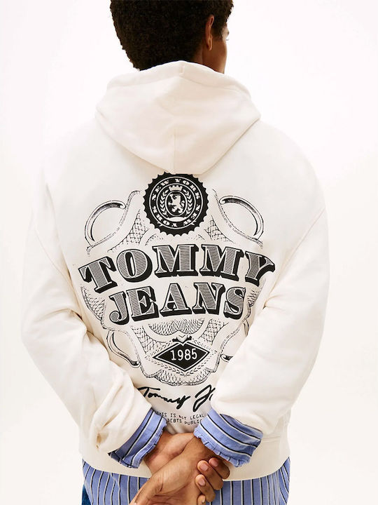Tommy Hilfiger Graphic Бяла с Качулка