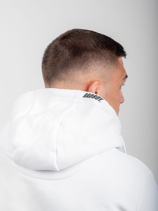 Cardigan With Hood White/Black