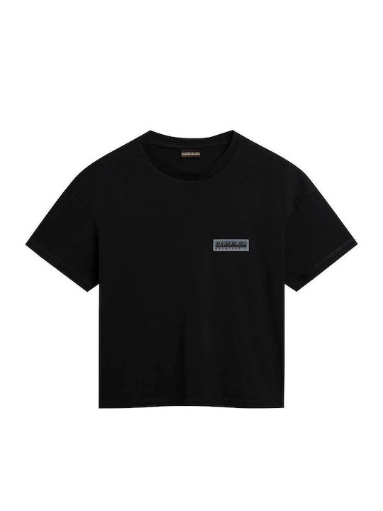 Np0a4hoe0411 Napapijri S-iaato Cr W Black 041 Women's Blouse Black