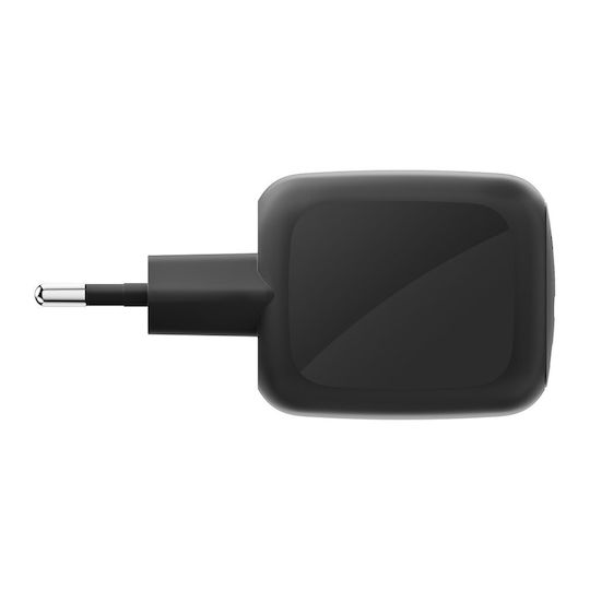 Belkin Charger Without Cable GaN with 2 USB-C Ports 50W Power Delivery Blacks (BoostCharge Pro)