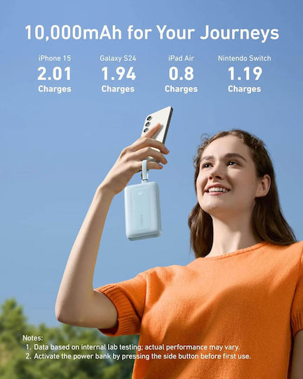 Anker Zolo Power Bank 10000mAh 30W с USB-C порт Черен