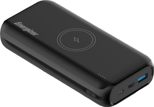 Energizer QE20009PQ Power Bank 20000mAh with USB-A Port and USB-C Port Power Delivery Black