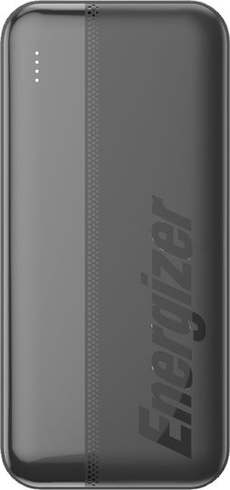 Energizer UE20050CC Power Bank 20000mAh 15W με Θύρα USB-A και 2 Θύρες USB-C Μαύρο
