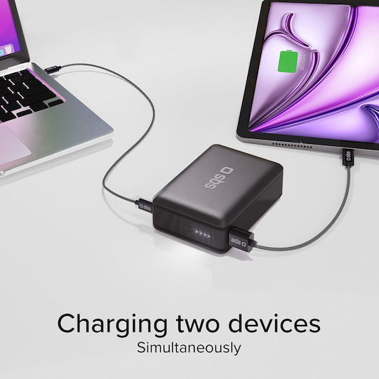 SBS TEBB20000HDPD65K Power Bank 20000mAh 65W με Θύρα USB-A και Θύρα USB-C Power Delivery Μαύρο