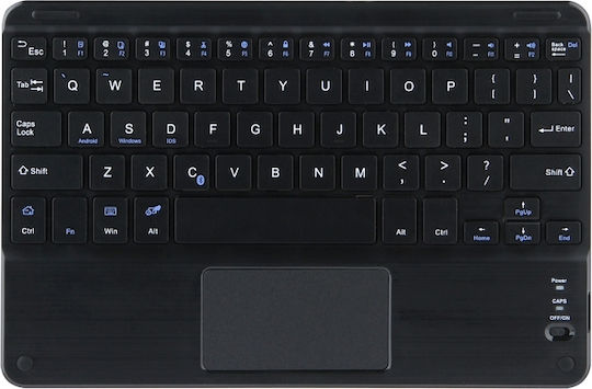 Flip Cover με Πληκτρολόγιο στα Αγγλικά US Μαύρη (Lenovo Tab M10 10.1")