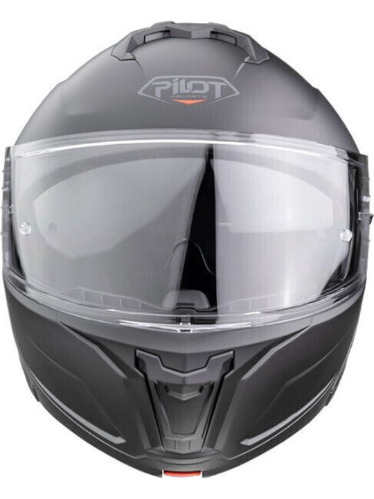 Pilot Spyder Black Matt Κράνος Μηχανής Flip-Up ECE 22.06 1550gr με Pinlock και Sunvisor