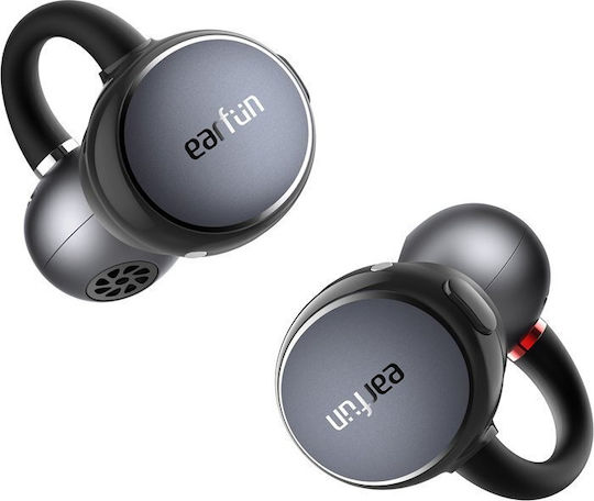 Earfun Clip In-ear Bluetooth Handsfree Ακουστικά με Αντοχή στον Ιδρώτα Μαύρα