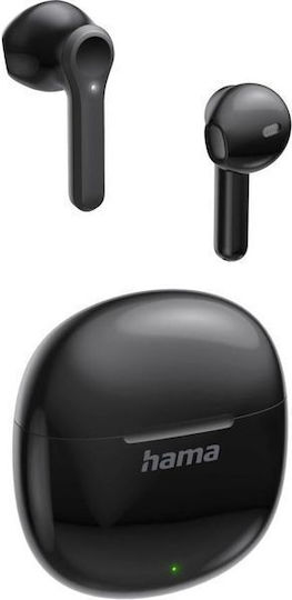 HAMA Action One Earbud Bluetooth Handsfree Earphones with Charging Case Black