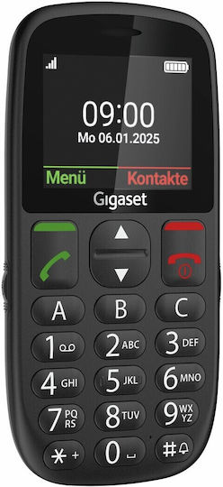 Gigaset GL395 Dual SIM Mobile with Large Buttons Black
