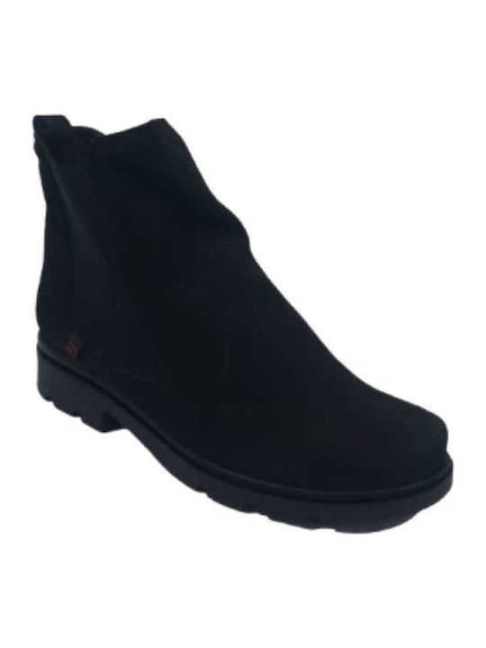 Leather Women's Ankle Boots Black