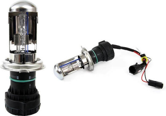 Carner Lamps Car & Motorcycle H4 Xenon 8000K Cold White 24V 35W 3pcs
