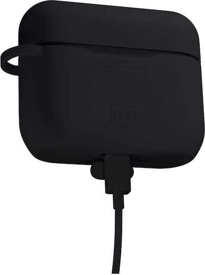 3MK Калъф с кука в Черен цвят за Apple AirPods Pro 3