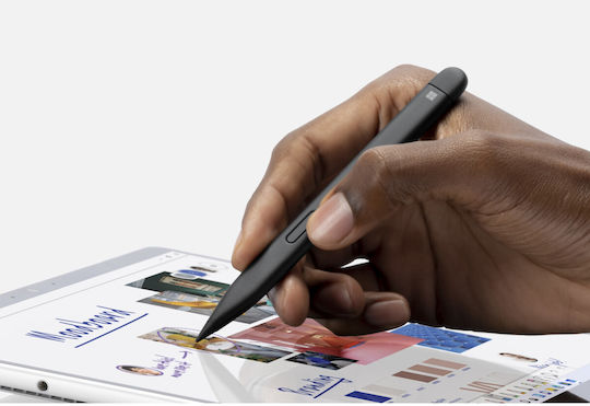 Microsoft Surface Slim Pen 2 Стилус Пен с Palm Rejection за Microsoft Surface в Черен цвят 8WX-00002