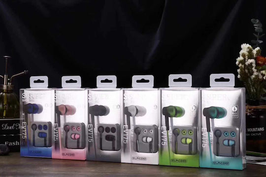 201527_pi In-ear Handsfree Headphones with Connector 3.5mm Pink