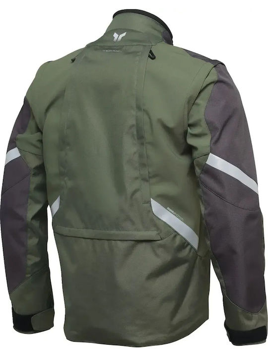 Thor Dual Sport Terrain Winter Men's Motorcycle Jacket Army Green