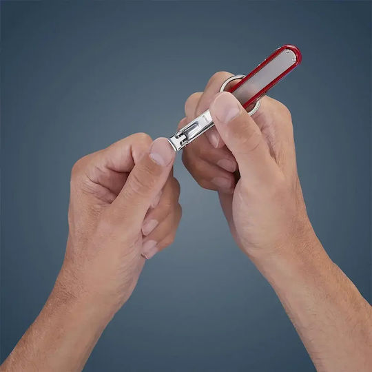 Многофункционален Zwilling 9381621 10-179 Инструмент за Грижа за Ноктите 4 Инструмента 8 См Червен