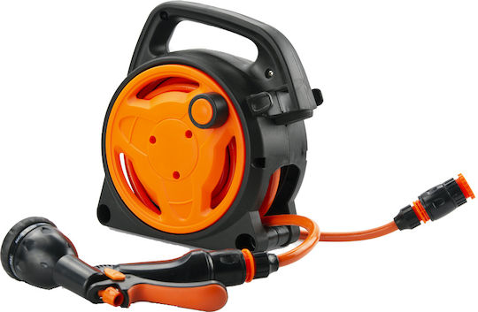 Nakayama Gh1000 Garden Hose Box with 10m 1/2" Hose with Rewind Handle