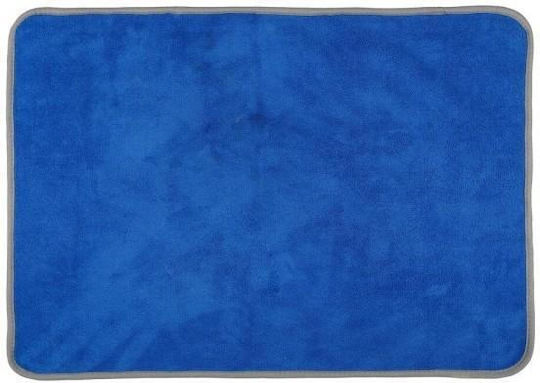Premium Qualität Doppeltes Mikrofaser-Auto-Tuch 50x70 Cm Grau Blau