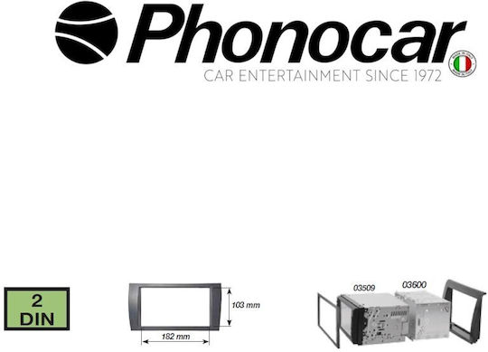 Phonocar Πρόσοψη 2 Din για Ford Fiesta 2008+