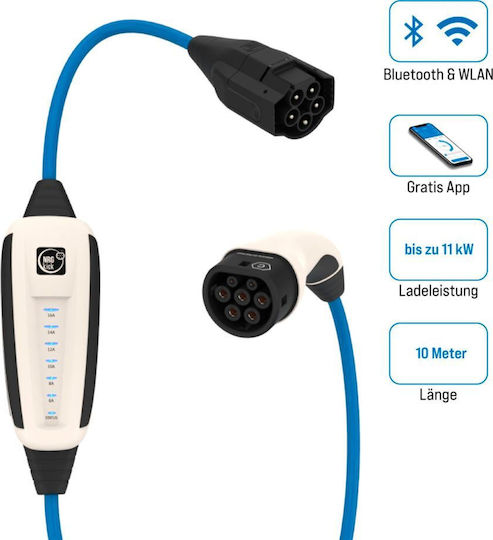 Nrgkick 16A Pure Portable 11kW Charging Station with Built-in Cable Type 2