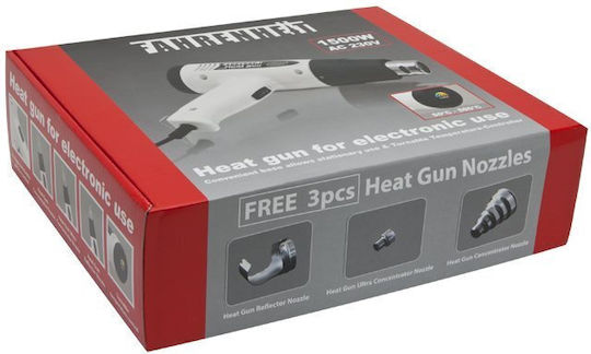 Pistol termic cu control de temperatură până la 500°C