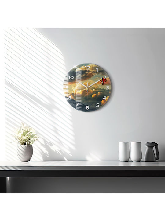 Tulup Kids Glass Wall Clock