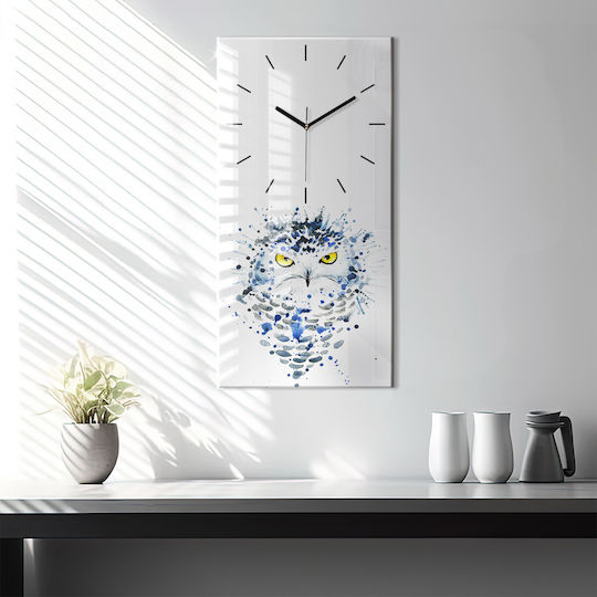 Tulup Ceas de Perete pentru Copii Sticlă 30x60cm