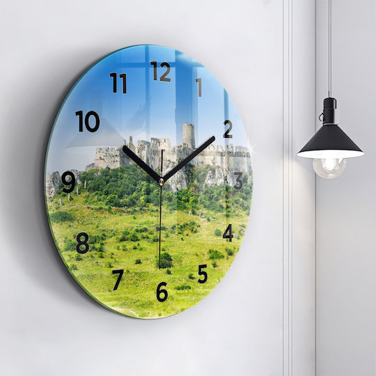 Tulup Kids Glass Wall Clock