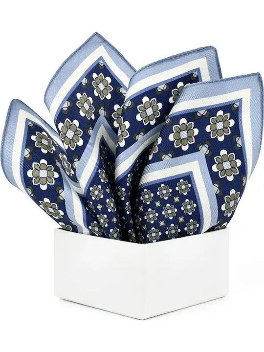 Men's Silky Handkerchief Blue