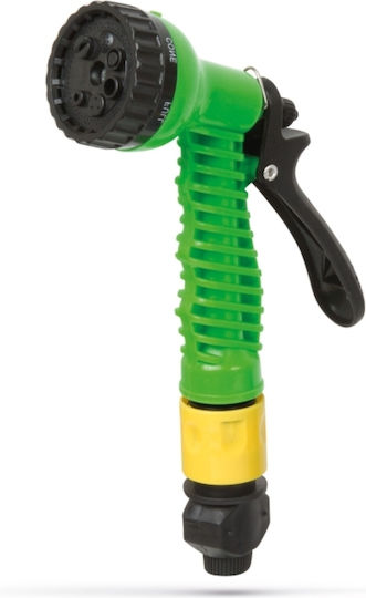 Irrigation Kit 15m Flexible Material Hose Reel 7-in-1 Nozzle Connectors
