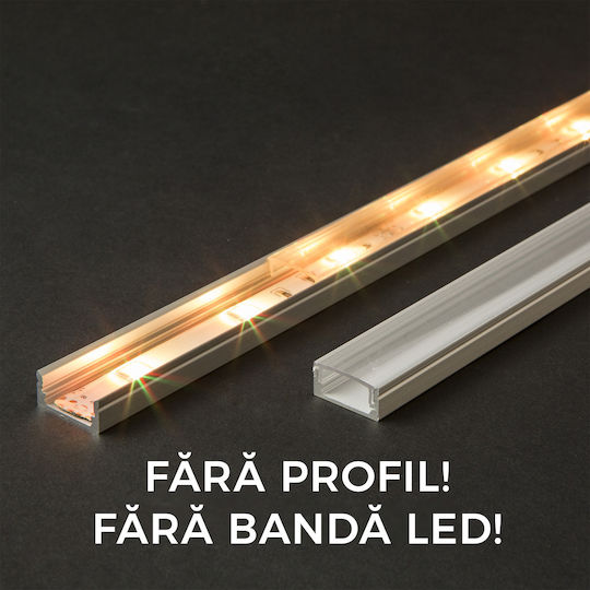 Transparent Screen Aluminum Led Profile 1000 Mm