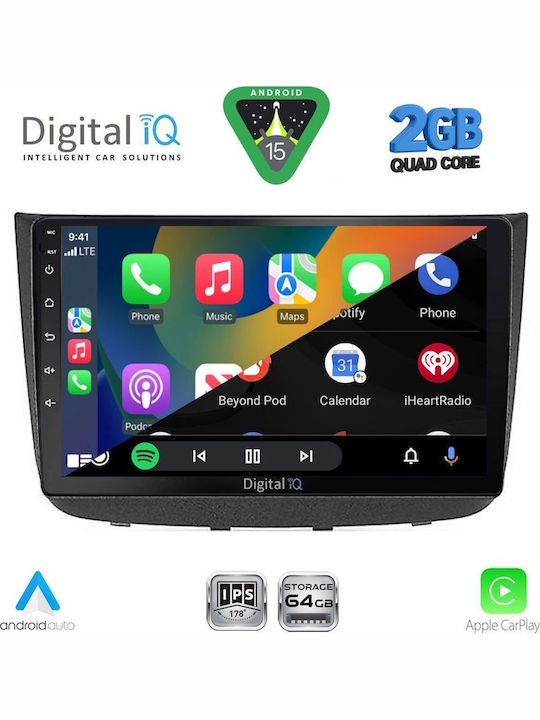 Digital IQ Car Audio System for Mercedes-Benz Vito / Viano 2003-2007 (Bluetooth/USB/WiFi/GPS/Apple-Carplay/Android-Auto) with Touch Screen 10"