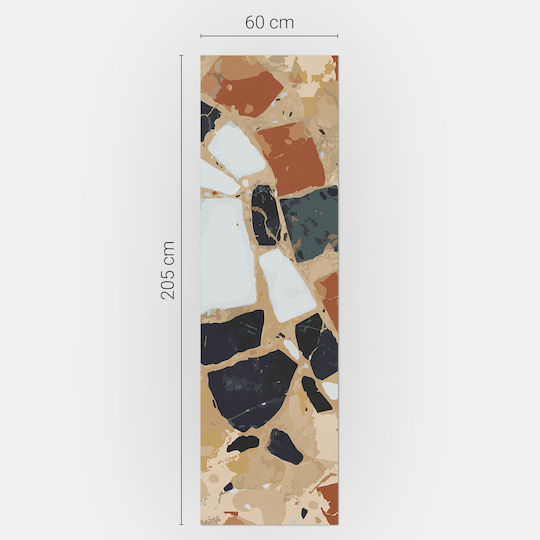 Magnetică Husă Pentru Frigider Decorativă Prim-Plan Mozaic De Piatră 60x250 Cm
