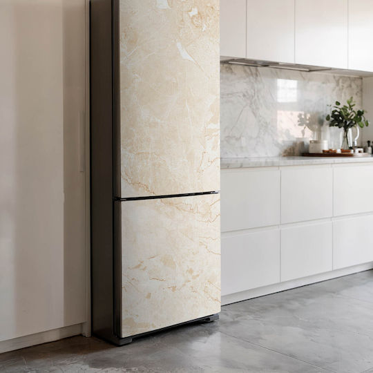 Magnetisches Wandsticker & Wandgemälde Kühlschrank Schutzabdeckung Design Natürliche Steine 60x190 cm